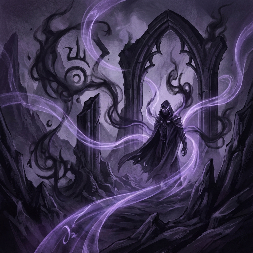 Gothic dark fantasy digital art